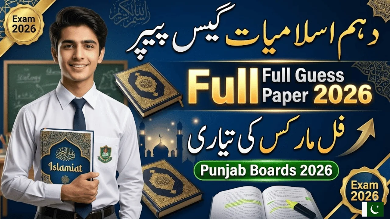 10th Class Islamiat Guess Paper 2026