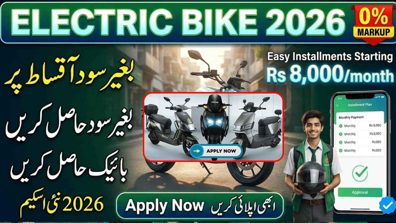 Electric Bikes on Installment in Pakistan 2026 – Zero Markup Plans, Prices & Smart Buying Guide