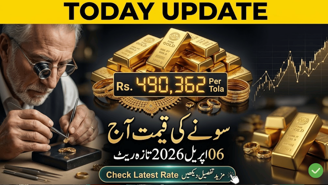 Gold Price in Pakistan Today – 06 April 2026 Latest Rates, Market Trends & Expert Insights