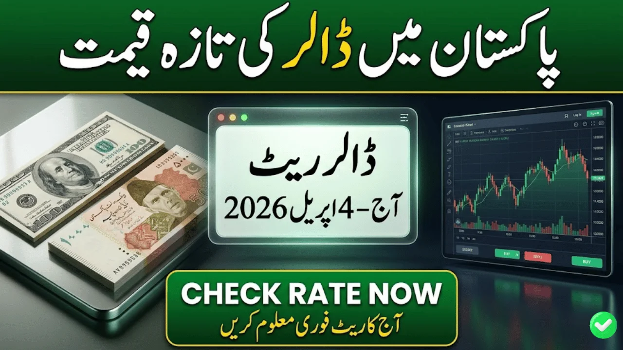 USD to PKR Today – 4 April 2026 Latest Currency Rates in Pakistan